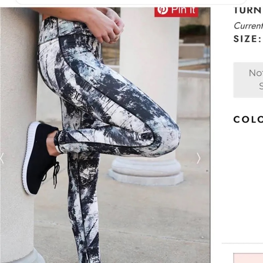 Under Armour Heat Gear Gray White Marble Compression Leggings Size XL